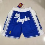 Los Angeles Lakers Pocket Blue Basketball Shorts