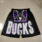 Milwaukee Bucks Pocket Black Basketball Shorts