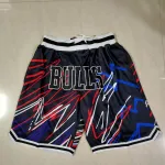 Chicago Bulls Pocket Black Basketball Shorts