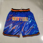 New York Knicks Pocket Blue Basketball Shorts