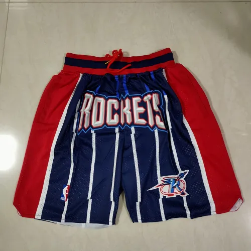 Houston Rockets Blue Basketball Shorts