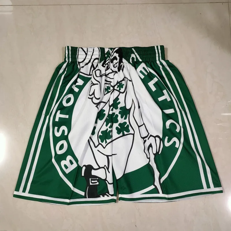 Boston Celtics Pocket Green Basketball Shorts