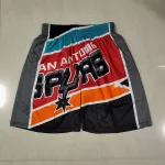 San Antonio Spurs Pocket Black Basketball Shorts