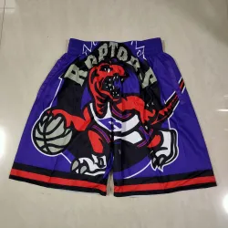 Toronto Raptors Pocket Purple Basketball Shorts - product photo Short de basket-ball violet « Pocket » des Raptors de Toronto