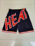 Miami Heat Throwback Pocket Basketball Shorts