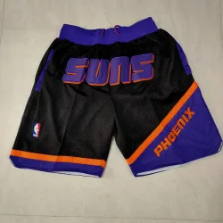 Pantaloncini da basket Phoenix Suns Throwback Pocket neri