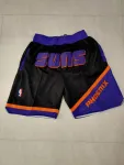 Phoenix Suns Throwback Pocket Black Basketball Shorts