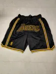Short de basket noir « City Edition Throwback » des Lakers de Los Angeles