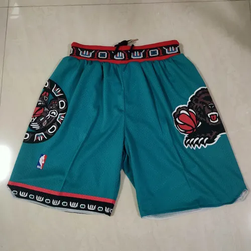 Memphis Grizzlies Throwback Green Basketball Shorts