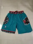 Memphis Grizzlies Throwback Green Basketball Shorts