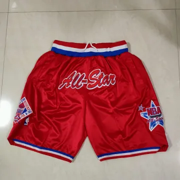 NBA-All-Star-Trikots, All-Star-rote Basketballshorts