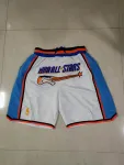 NBA All-Star Jerseys Throwback All-Star White Basketball Shorts