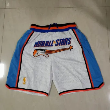NBA All-Star Jerseys Throwback All-Star White Basketball Shorts