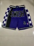 Sacramento Kings Throwback Pocket Purple Basketball Shorts