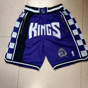Sacramento Kings Throwback Pocket Purple Basketball Shorts
