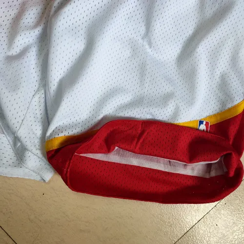 Atlanta Hawks Throwback Pocket Red Basketball Shorts