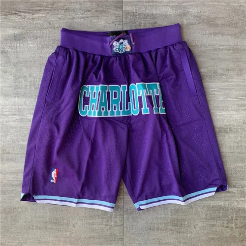 Charlotte Hornets Throwback Basketball Shorts