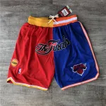 New York Knicks Split Color Basketball Shorts