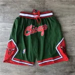 Chicago Bulls Green Basketball Shorts