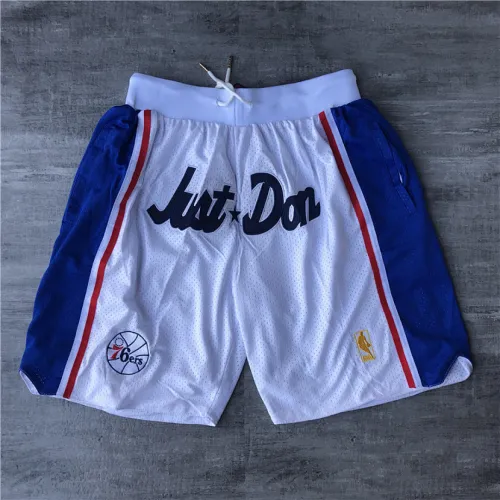 Philadelphia 76ers White Basketball Shorts
