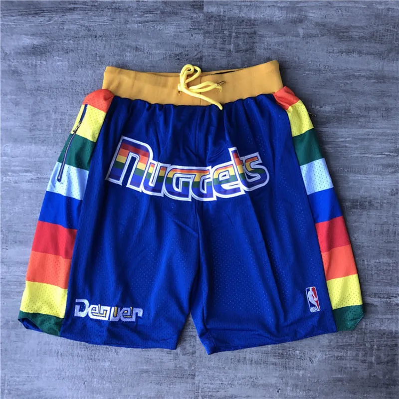 Denver Nuggets Throwback Basketball Shorts