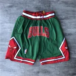Chicago Bulls Green Basketball Shorts