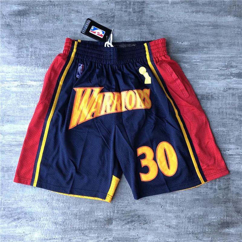 Basketball-Shorts der Golden State Warriors