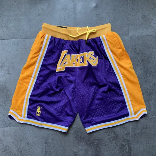Los Angeles Lakers Purple Basketball Shorts