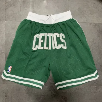 Groene basketbalshort van de Boston Celtics