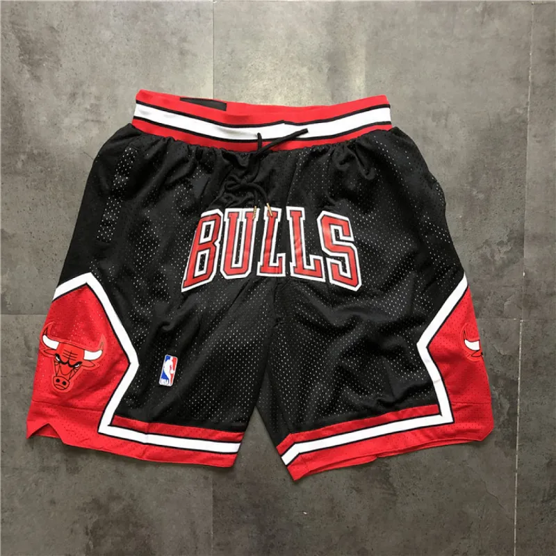 Chicago Bulls Black Basketball Shorts