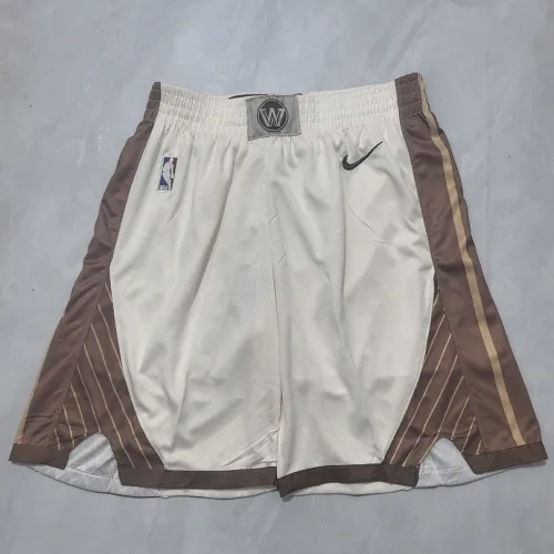 Pantaloncini da basket Golden State Warriors 2026 City Edition color crema
