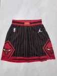 Chicago Bulls 2026 City Edition Black Red Stripe Basketball Shorts