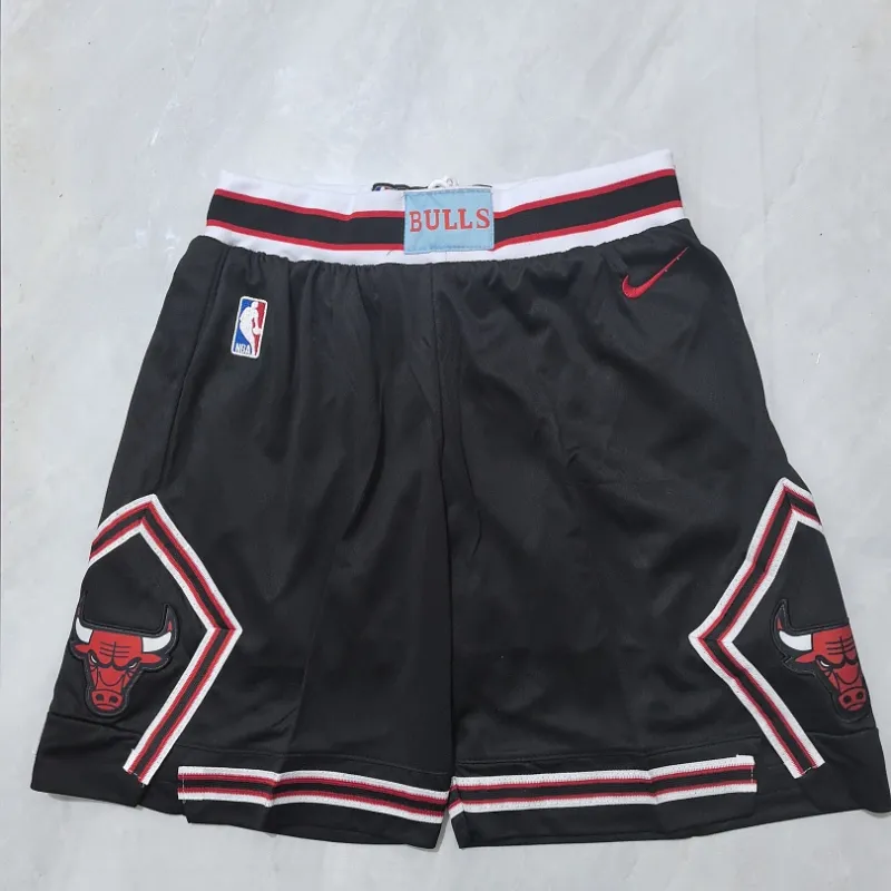 Calções de basquetebol pretos Chicago Bulls 2026 City Edition