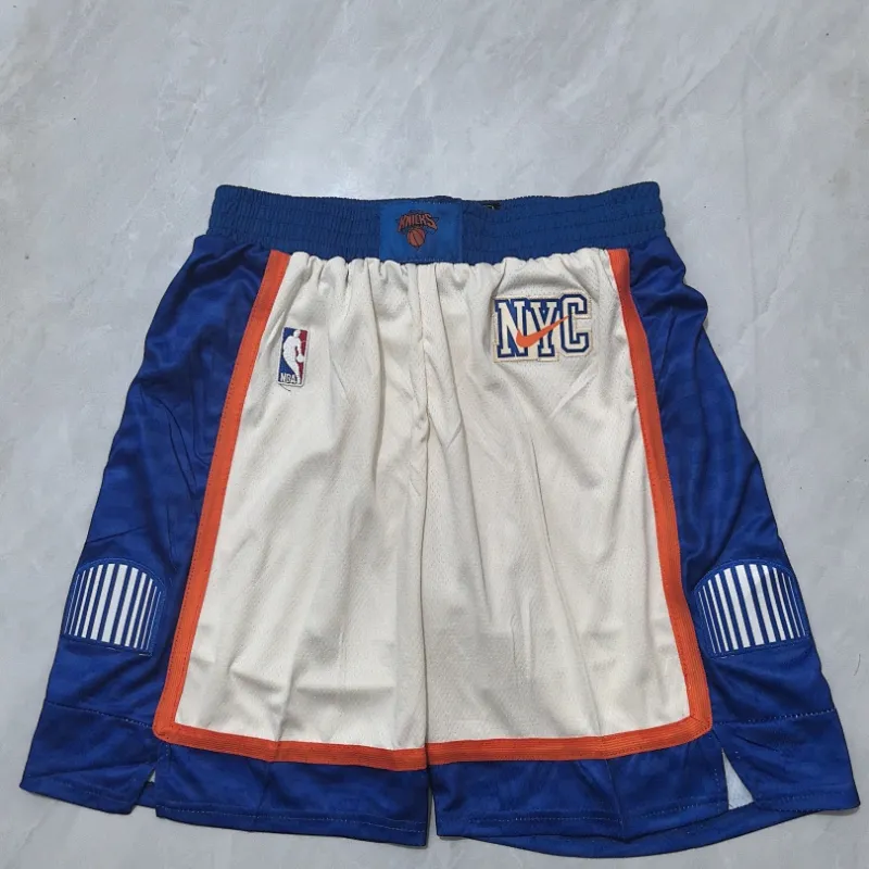New York Knicks City Edition Cream Basketball Shorts