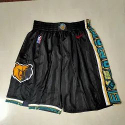 Memphis Grizzlies 2021 City Edition Black Basketball Shorts - product photo Memphis Grizzlies 2021 City Edition Black Basketball Shorts