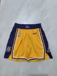Pantaloncini da basket gialli per ragazzi dei Los Angeles Lakers