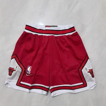 Short de basket rouge pour enfants des Chicago Bulls