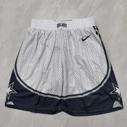 Orlando Magic 2025 City Edition White Stripe Basketball Shorts - product photo Calções de basquetebol Orlando Magic 2025 City Edition com riscas brancas