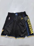 Golden State Warriors Pocket Black Basketball Shorts