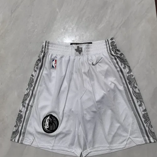 Dallas Mavericks 2025 City Edition White Basketball Shorts