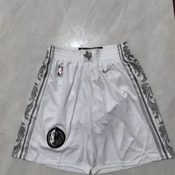 Pantaloncini da basket bianchi Dallas Mavericks 2025 City Edition