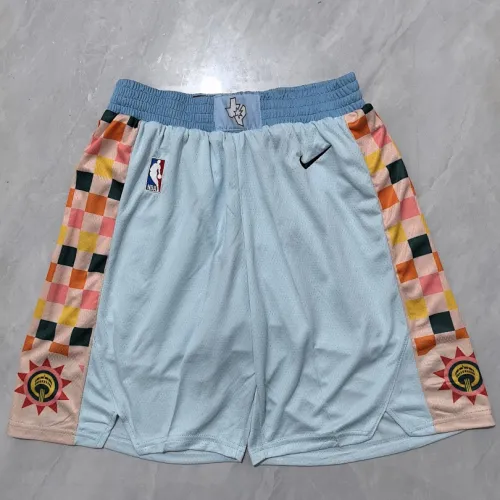 Pantaloncini da basket blu "City Edition" 2025 dei San Antonio Spurs