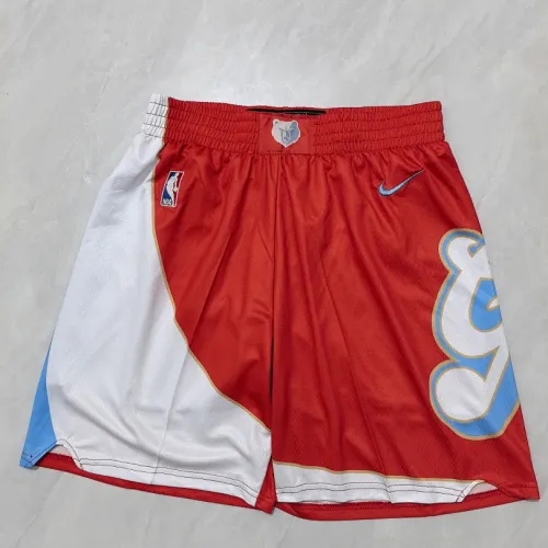 Memphis Grizzlies 2025 City Edition Red Basketball Shorts