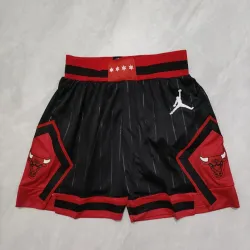 Short de basket pour enfant Chicago Bulls à rayures noires