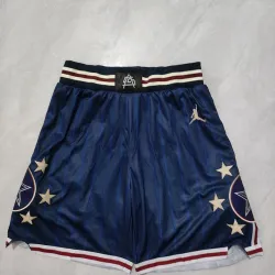 NBA All-Star Jerseys All-Star Blue Basketball Shorts - product photo NBA-All-Star-Trikots, All-Star-blaue Basketball-Shorts
