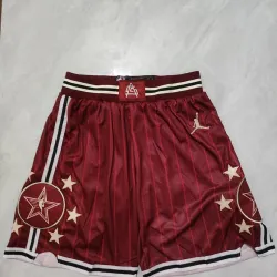 NBA-All-Star-Trikots – All-Star-rote Basketballshorts – Produktfoto NBA-All-Star-Trikots, All-Star-rote Basketballshorts