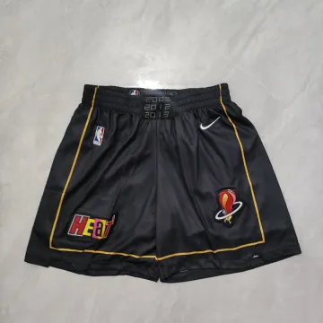 Short de basket noir pour enfant Miami Heat