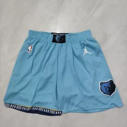 Pantalones cortos de baloncesto para jóvenes de los Memphis Grizzlies, color azul