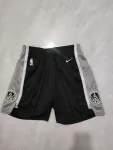 San Antonio Spurs Black Youth Basketball Shorts