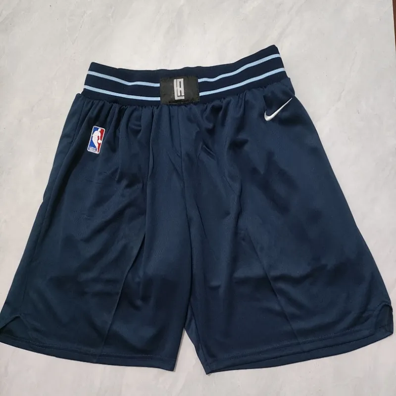 Brooklyn Nets 2024 City Edition Navy Basketball Shorts